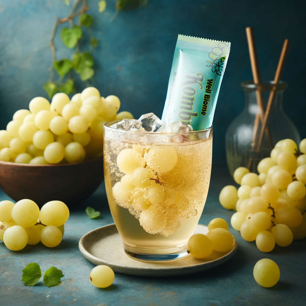 Shine Muscat Grape Kombucha • Natures